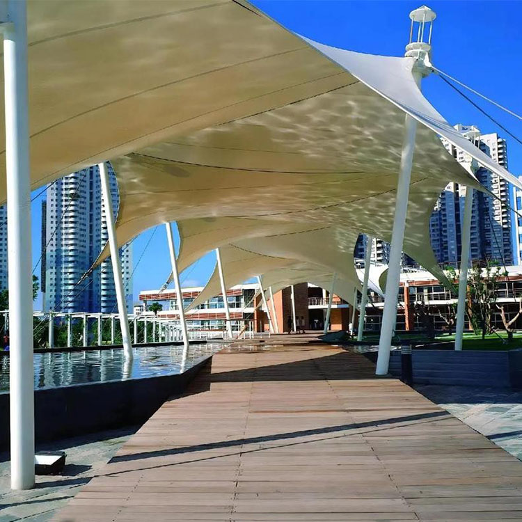 清河膜结构景观棚