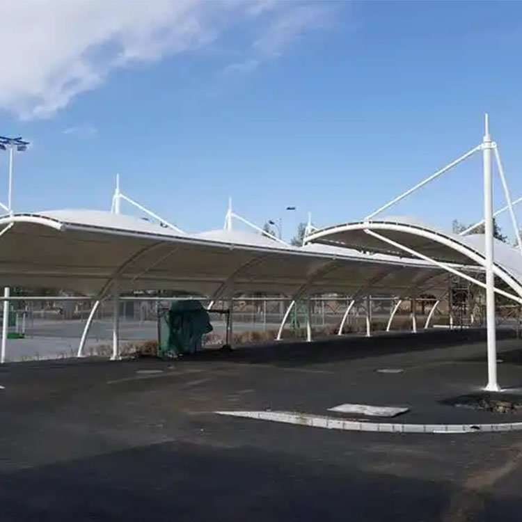 清河膜结构电动车棚