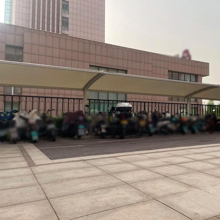 清河膜结构电动车棚