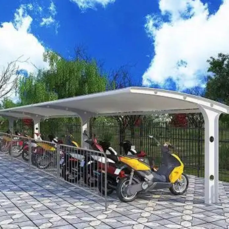 清河膜结构电动车棚