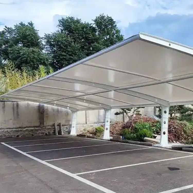 清河膜结构汽车棚