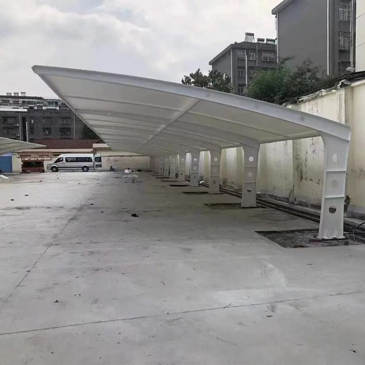 清河膜结构汽车棚