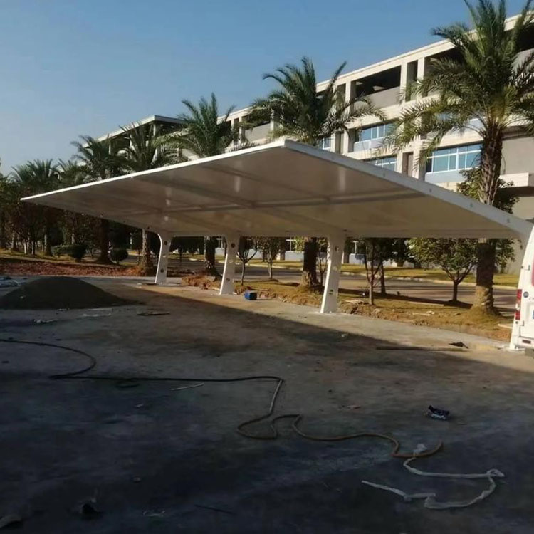 清河膜结构汽车棚